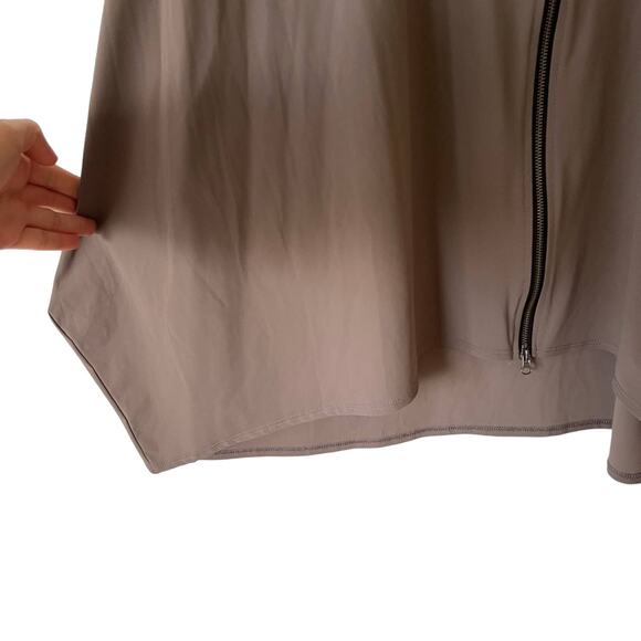 Bryn Walker Jersey Tunic Jacket Womens Small Beige Full Zip Lagenlook NWT - Picture 13 of 16